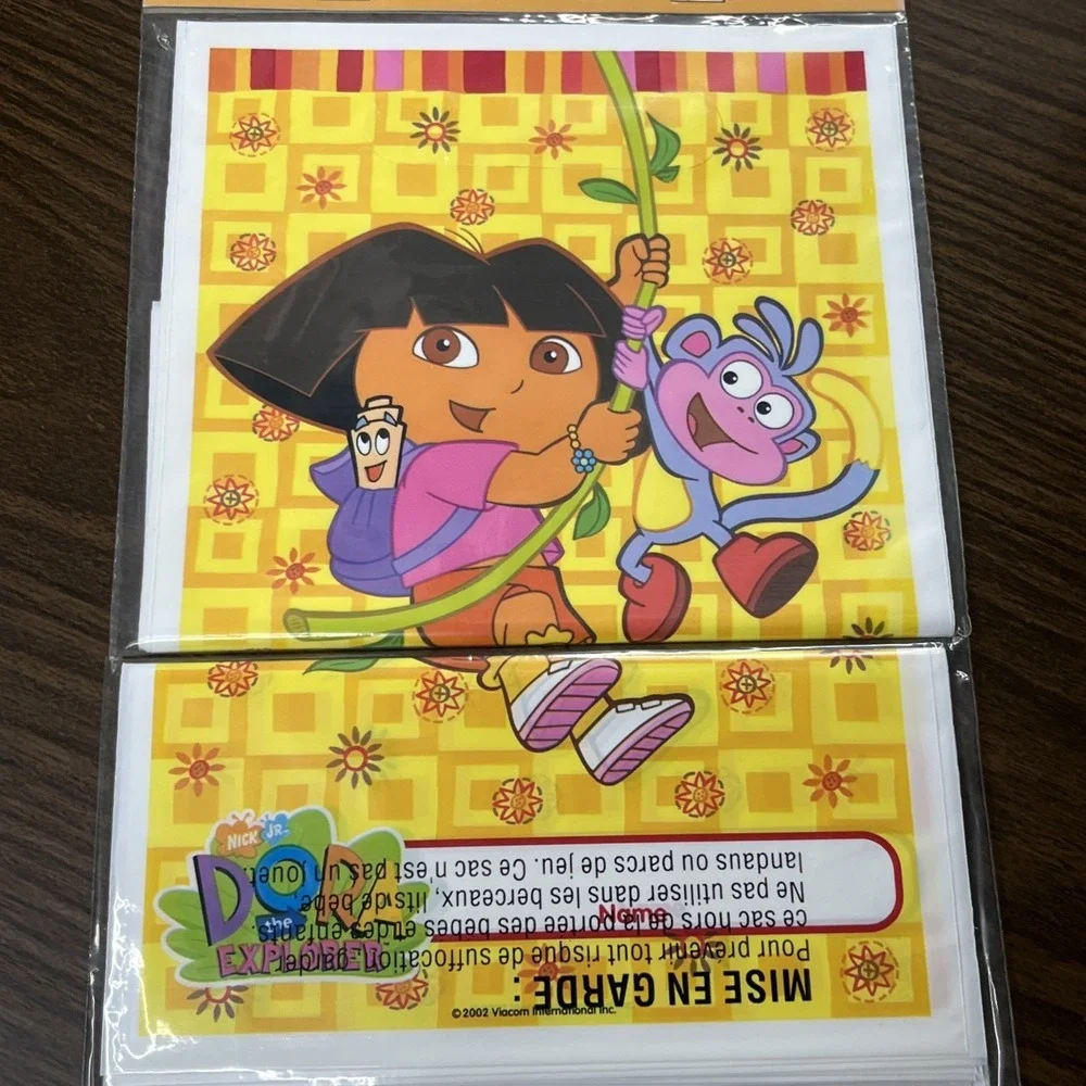 VTG Dora the Explorer Party Gift Favor Loot Bags 2x 8 count (16 bags) Nick Jr